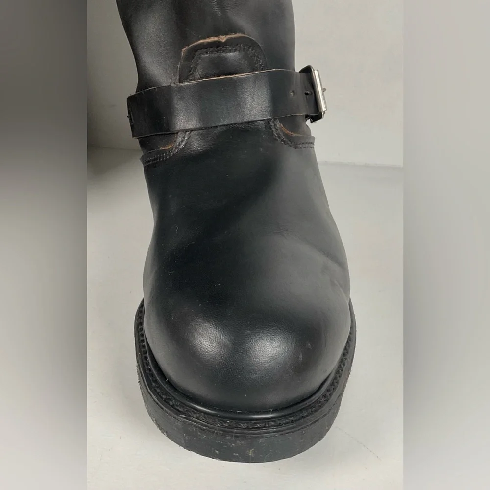 Vintage Carolina Tall Engineer Boots | Saftey Toe | USA Made | Wide | Men’s 12 W